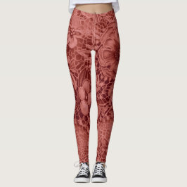 "Bloedrode  kant" Leggings