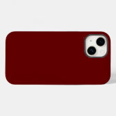 Bloedrode stevige iPhone 14 hoes (Achterkant (horizontaal))