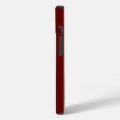 Bloedrode stevige iPhone 14 hoes (Achterkant / Links)