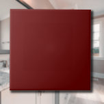 Bloedrood effen kleur | Klassiek | Elegant Tegeltje<br><div class="desc">Bloedrood effen kleur | Klassiek | Elegant | Trendy | Stijlvol | Cadeau</div>