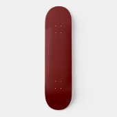 Bloedrood (effen kleur) persoonlijk skateboard (Voorkant)