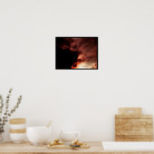 bloedrood poster (Keuken)