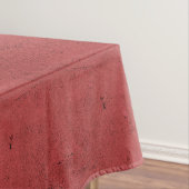 "bloedrood" tafelkleed (Voorbeeld)