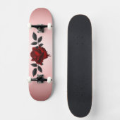 BloedRoos Persoonlijk Skateboard (Voorkant)