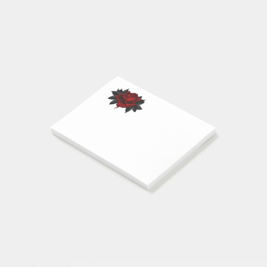 BloedRoos Post-it® Notes (Schuin)