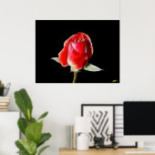 Bloedroos Poster (Thuiskantoor)