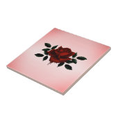 BloedRoos Tegeltje (Zijkant)