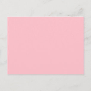 Bloedroze, bleke rode hex code ffc0cb briefkaart