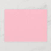 Bloedroze, bleke rode hex code ffc0cb briefkaart (Voorkant)