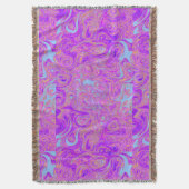 Bloedroze Paarse Sky Blue Fire Stone Deken (Voorkant Verticaal)