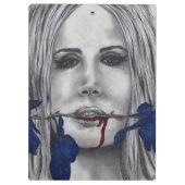 BloedRozen Vampire Origineel Kunstklembord Klembord (Achterkant)