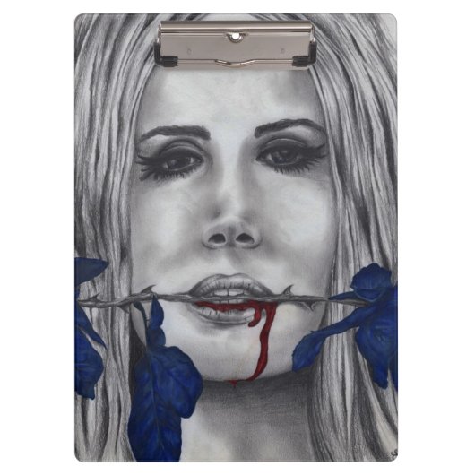 BloedRozen Vampire Origineel Kunstklembord Klembord (Voorkant)