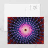 Bloedschot Fractal Swirl Briefkaart (Voorkant / Achterkant)