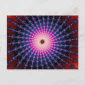 Bloedschot Fractal Swirl Briefkaart (Voorkant)