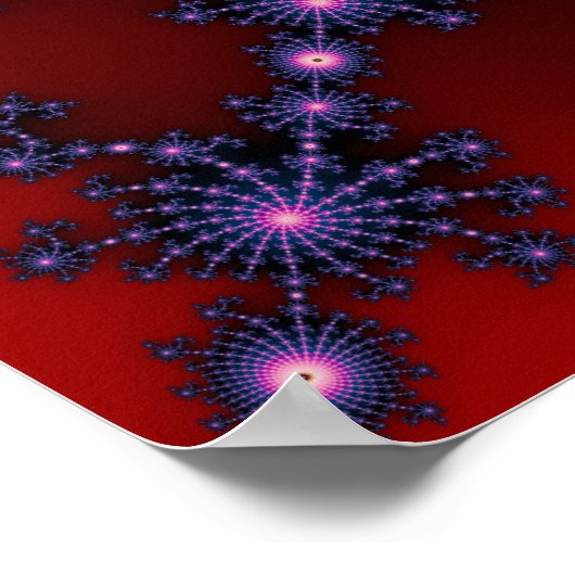 Bloedschot Fractal Swirl Poster (Hoek)