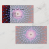 Bloedschot Fractal Swirl Visitekaartje (Voorkant / Achterkant)
