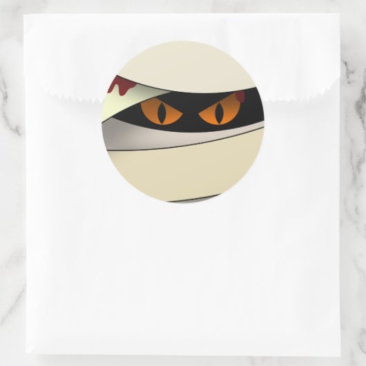 Bloedslijm Ronde Sticker (Tas)