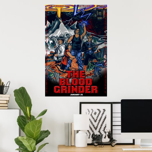 Bloedslijpsel - Theatrisch één vel Poster (Thuiskantoor)