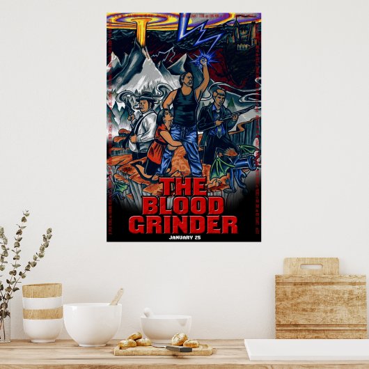 Bloedslijpsel - Theatrisch één vel Poster (Keuken)