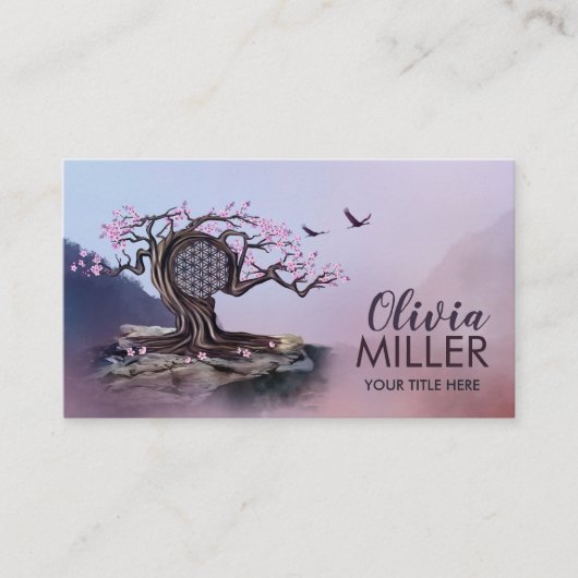 Bloedsomloop Levensboom Visitekaartje (Voorkant)