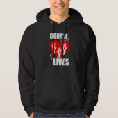 Bloedsparen Levensredmiddel Verspreiding Bloo Hoodie (Voorkant)