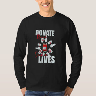 Bloedsparen Levensredmiddel Verspreiding Bloo T-shirt