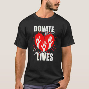 Bloedsparen Levensredmiddel Verspreiding Bloo T-shirt