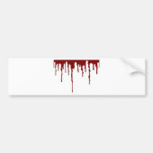 bloedspatten 5 bumpersticker (Voorkant)