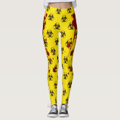 Bloedspatten Biohazard Leggings (Voorkant)