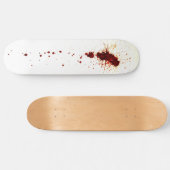 Bloedspatten op de Muur Persoonlijk Skateboard (Horizontaal)