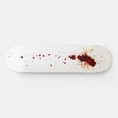 Bloedspatten op de Muur Persoonlijk Skateboard (Horizontaal)