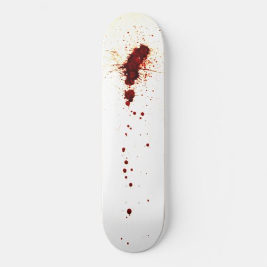 Bloedspatten op de Muur Persoonlijk Skateboard (Voorkant)