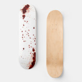Bloedspatten op de muur persoonlijk skateboard (Voorkant)