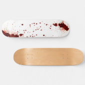 Bloedspatten op de muur persoonlijk skateboard (Horizontaal)
