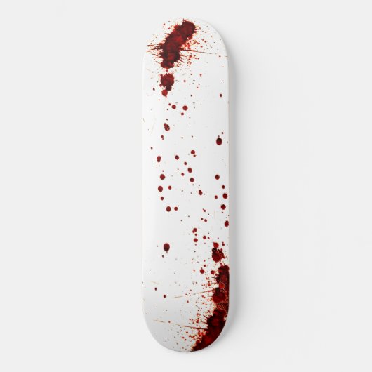 Bloedspatten op de muur persoonlijk skateboard (Voorkant)