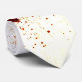 Bloedspatten op de Muur Stropdas (Opgerold)