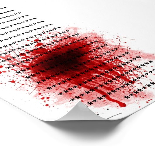 bloedspatter, auc label copy, ******************.. poster (Hoek)