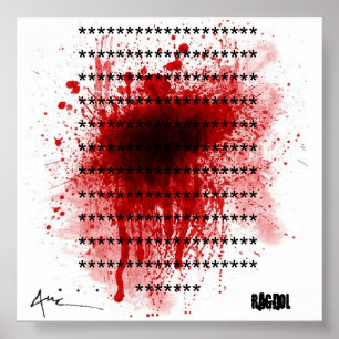 bloedspatter, auc label copy, ******************.. poster