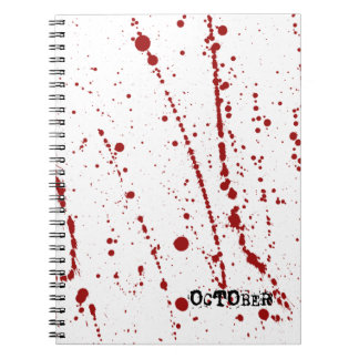 Bloedspatter Notitieboek