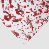 Bloedspatter Tissuepapier (Detail)