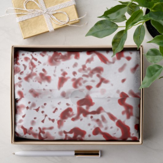Bloedspatter Tissuepapier (Geschenk)