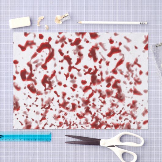 Bloedspatter Tissuepapier (Craft)