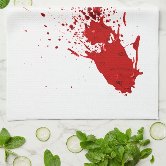 bloedspiegel 1 theedoek (Gevouwen)