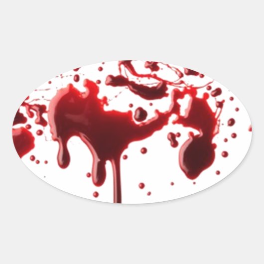 bloedspiegel 3 ovale sticker (Voorkant)