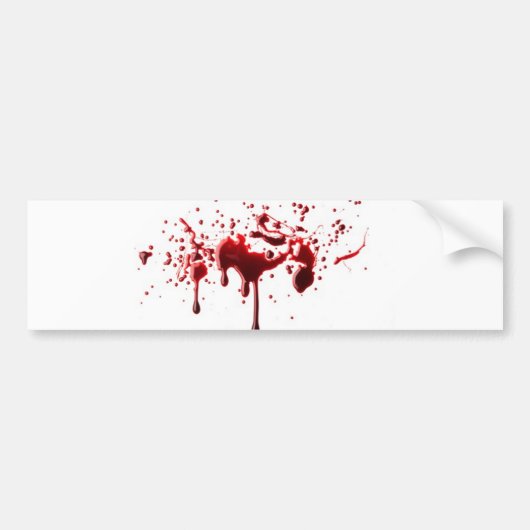 bloedspiegel derde bumpersticker (Voorkant)