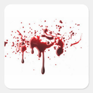 bloedspiegel derde vierkante sticker