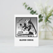 BLOEDSTATION BRIEFKAART (Staand voorkant)