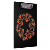 Bloedsterren fractal red black paars klembord (Rechts)