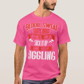 Bloedstolsels Zweet droogt. Zwijg en blijf jongler T-shirt (Voorkant)
