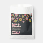 Bloedstroom 70's Retro Groovy Wedding Bedankzakje (Voorkant)